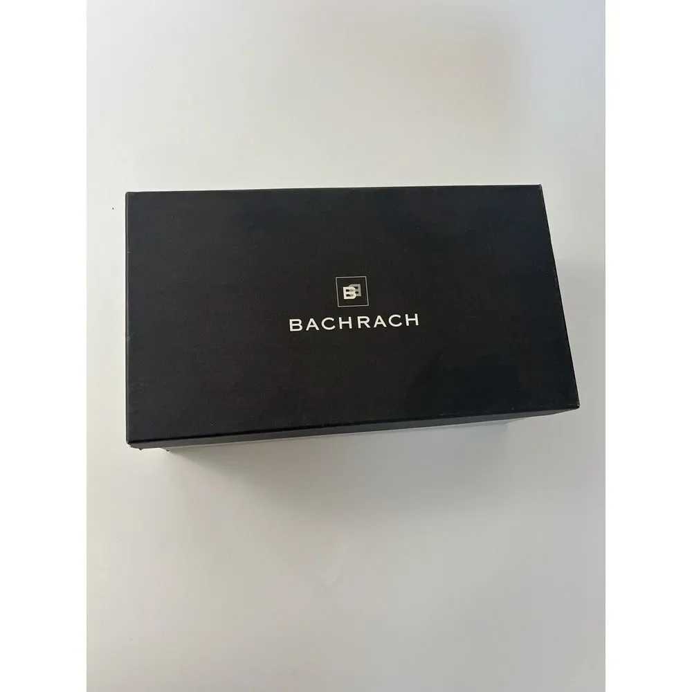 Bacharch Men’s Oxford Dress Shoes Brown Size 10.5 Box And Extras Made In Italy‎